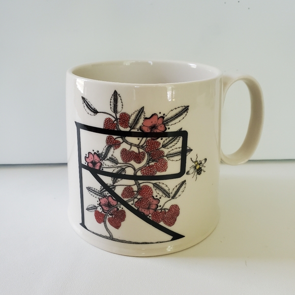 Anthropologie Balducci Alphabet R monogram Mug coffee cup - Picture 1 of 7